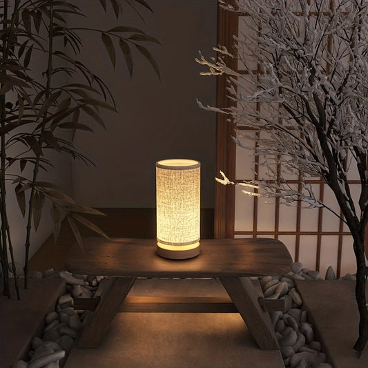 Modern Solid Wood Night Light - Usb Clip-On Bedside Lamp