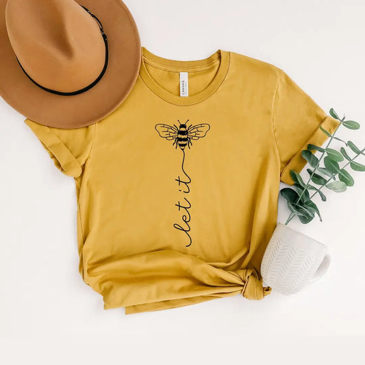 Let It Be T-Shirt — Soft, Modern, Effortlessly Cool