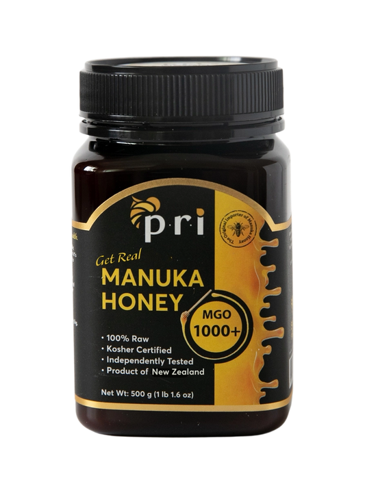 Manuka Honey 1000+ MGO — Ultra-Potent Medicinal Honey from New Zealand