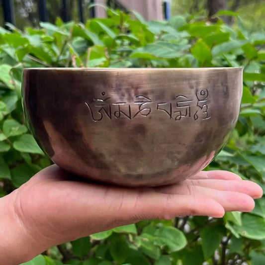 Tibetan Full Moon Singing Bowl 6.5 in.