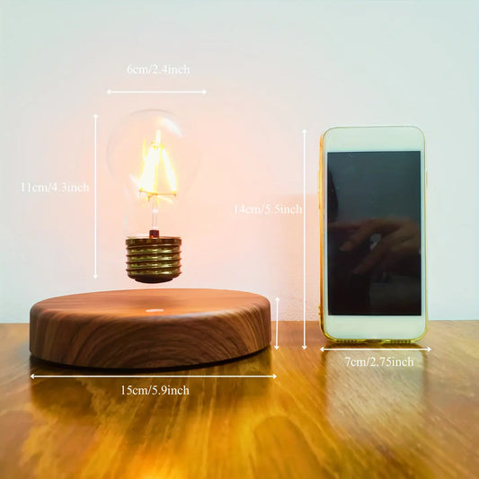 Magnetic Floating Led Desk Lamp with 360° Rotating Light